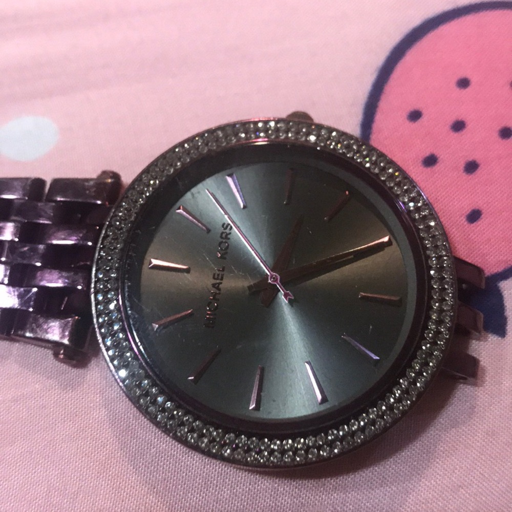 michael kors watch  purple color